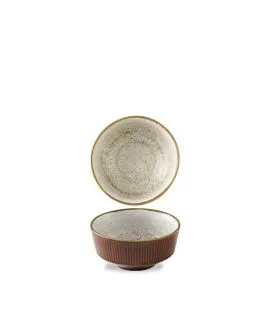Bol à soupe rond brun porcelaine vitrifiée Ø 13 cm Nourish Cinnamon Churchill