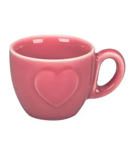 Tasse à expresso rose porcelaine 9 cl Ø 6,7 cm Cliché Rak