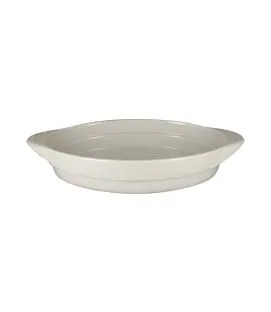Plat ovale blanc porcelaine vitrifiée 37x21 cm Chefs Fusion Rak