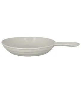 Poêlon rond blanc porcelaine vitrifiée Ø 12 cm Chefs Fusion Rak