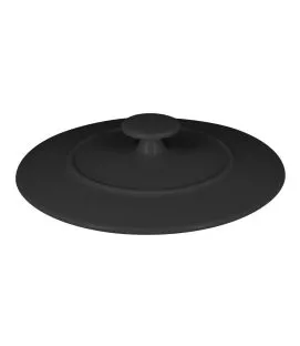 Couvercle pour cocotte rond noir porcelaine vitrifiée Ø 15,8 cm Chefs Fusion Rak