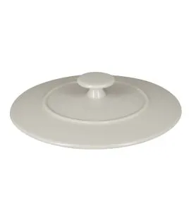Couvercle pour cocotte rond blanc porcelaine vitrifiée Ø 15,8 cm Chefs Fusion Rak