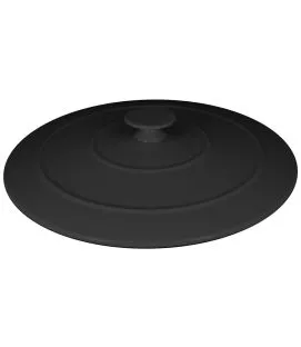 Couvercle pour cocotte rond noir porcelaine vitrifiée Ø 21,1 cm Chefs Fusion Rak