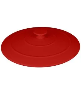 Couvercle pour cocotte rond rouge porcelaine vitrifiée Ø 21,1 cm Chefs Fusion Rak