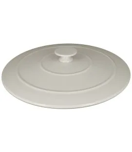 Couvercle pour cocotte rond blanc porcelaine vitrifiée Ø 21,1 cm Chefs Fusion Rak