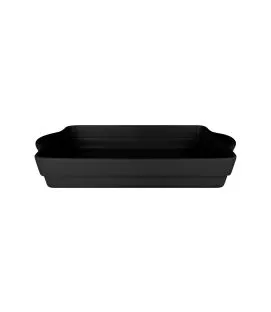 Terrine rectangulaire noir porcelaine vitrifiée 32x22 cm Chefs Fusion Rak