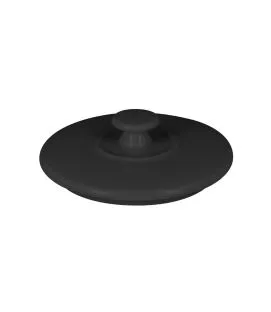 Couvercle pour cocotte rond noir porcelaine vitrifiée Ø 8,5 cm Chefs Fusion Rak