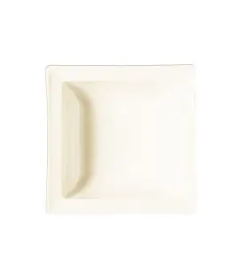 Saladier carré ivoire porcelaine vitrifiée 21 cm Classic Gourmet Rak