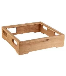 Cadre pour plaque induction chêne 39x39x10 cm Valo Aps