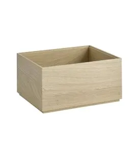 Caisse GN1/2 chêne 32,5x26,5x16,5 cm Valo Aps