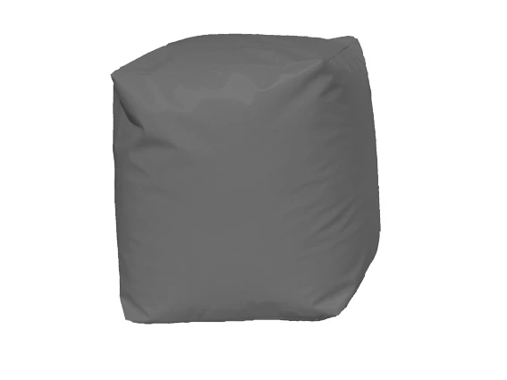 Pouf Cube Gris