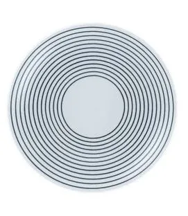 Assiette coupe creuse rond Hypnotic porcelaine Ø 22,4 cm Hypnotic Rak