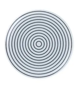 Assiette coupe plate rond Hypnotic porcelaine Ø 14,9 cm Hypnotic Rak
