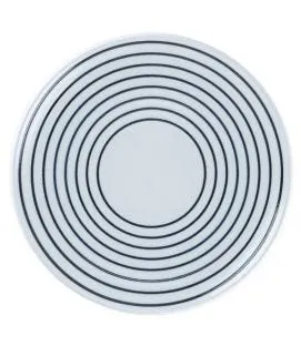 Assiette coupe plate rond Hypnotic porcelaine Ø 21,2 cm Hypnotic Rak