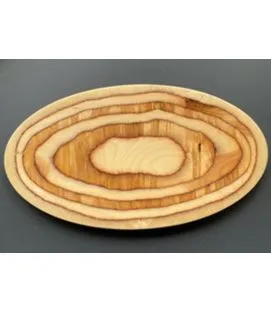 Planche ovale bouleau bouleau 20 cm De La Roca