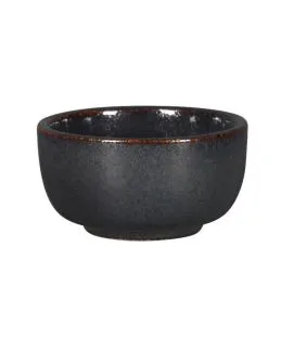 Ramequin rond noir porcelaine Ø 8 cm Rakstone Ease Rak