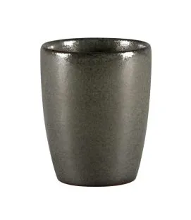Gobelet à café noir porcelaine 20 cl Ø 7 cm Rakstone Ease Rak