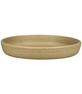 Assiette coupe creuse rond beige porcelaine Ø 23,7 cm Selva Rak