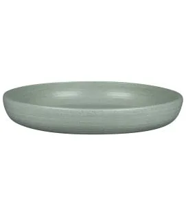 Assiette coupe creuse rond Aqua Green porcelaine Ø 25,8 cm Selva Rak