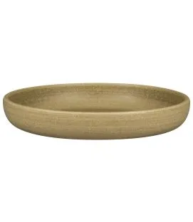 Assiette coupe creuse rond beige porcelaine Ø 25,8 cm Selva Rak