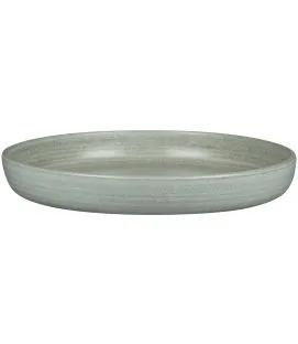 Assiette coupe creuse rond Aqua Green porcelaine Ø 29,7 cm Selva Rak