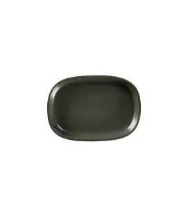 Plat creux noir porcelaine 26 cm Rakstone Ease Rak