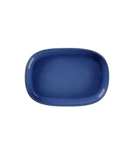 Plat creux ovale bleu porcelaine 33,2 cm Rakstone Ease Rak