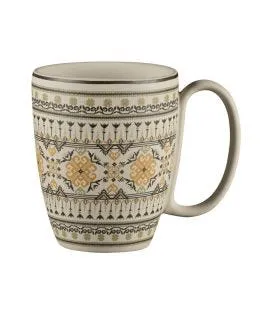 Mug rond Argila Décor Genoa porcelaine 30 cl Ø 8 cm Earth Rak