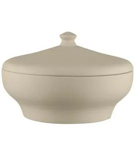 Soupière avec couvercle rond baantna argila Décor Prima porcelaine Ø 27,2 cm Earth Rak
