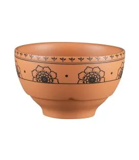 Bol à céréales rond Tero Décor Alexandria porcelaine 63 cl Ø 13,5 cm Earth Rak