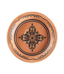 Sous tasse à café/thé rond Tero Décor Ostia porcelaine Ø 15 cm Earth Rak