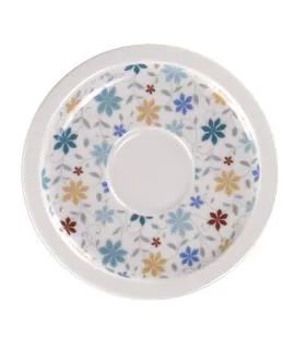 Sous tasse à espresso blanc porcelaine Ø 13 cm Rakstone Ease Décor Summer Rak