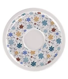 Sous tasse à café blanc porcelaine Ø 16,3 cm Rakstone Ease Décor Summer Rak