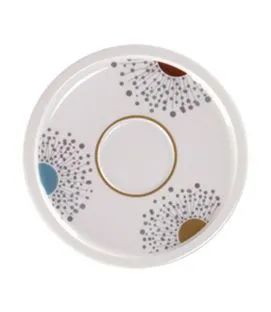 Sous tasse à café blanc porcelaine Ø 16,3 cm Rakstone Ease Décor Spring Rak