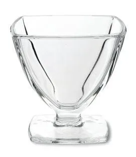 Coupe à dessert rond transparent verre pressé Ø 8 cm Carat La Rochere