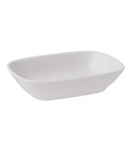 Ravier rectangulaire blanc porcelaine 14 cm Hotel