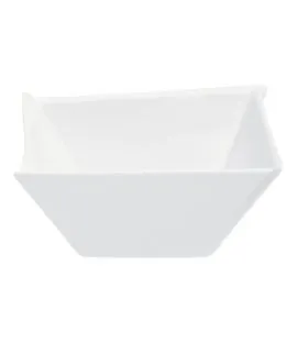 Coupelle carré blanc porcelaine 12,6 cm Twins Pro.mundi