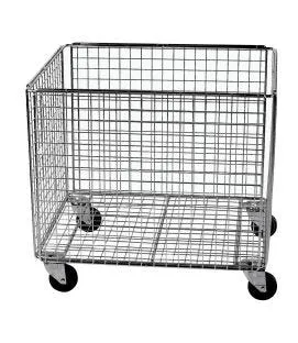 Chariot corbeille acier 60x50x62 cm Saint Romain