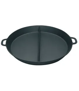 Poêle à paëlla rond aluminium Revêtement anti-adhésif Ø 80 cm