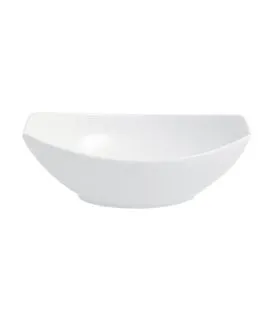 Saladier ovale blanc porcelaine 22 cm Matcha Pro.mundi