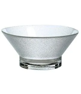 Coupe à dessert rond transparent verre pressé Ø 13 cm La Rochere
