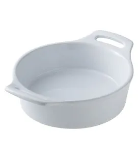 Plat rond blanc porcelaine Ø 18 cm Bistronome Pro.mundi