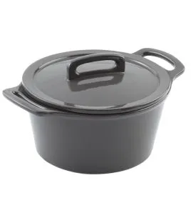 Cocotte rond gris grès émaillé Ø 10 cm Bistronome Pro.mundi