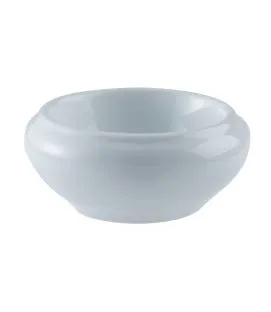 Beurrier rond blanc porcelaine 3,5 cm Ø 7,5 cm Pro.mundi