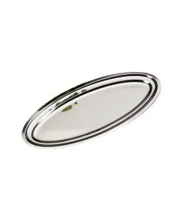 Plat à poisson ovale inox 18/0 60 cm Amefa