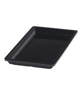 Bac noir mélamine 32,5 cm Vestah Platex