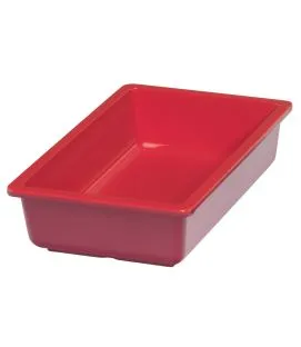 Bac rouge mélamine 26,5 cm Vestah Platex