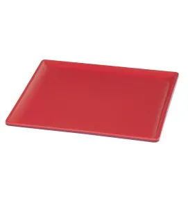 Plat GN1/2 rouge mélamine 32,5 cm Vestah Platex