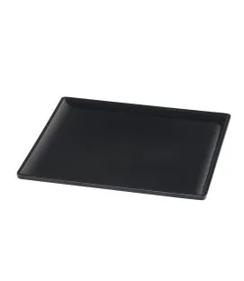 Plat GN1/2 noir mélamine 32,5 cm Vestah Platex