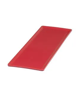Plat GN2/4 rouge mélamine 53 cm Vestah Platex